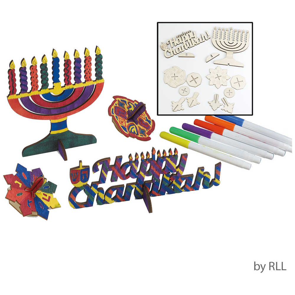 DYO Hanukkah Wood Craft Kit
